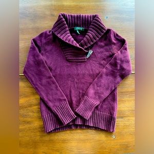 Lauren Ralph Lauren purple sweater